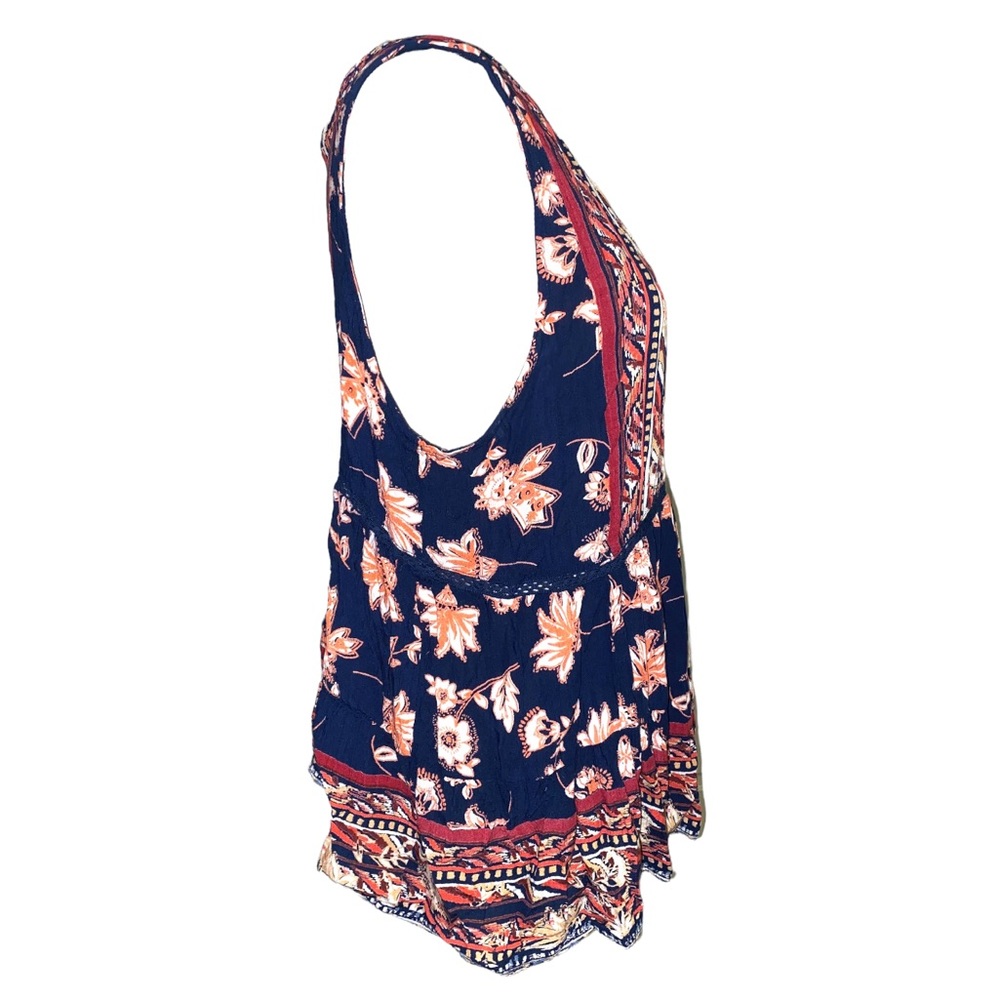 Angie bohemian style sleeveless shirt, size medium - Picture 2 of 5